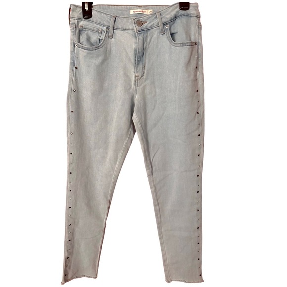 Levi's 721 High Rise Studded Skinny Women's Jeans 29 - Picture 4 of 7